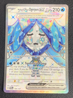 Wellspring Mask Ogerpon ex 194/167 Twilight Masquerade Ultra Rare Pokemon TCG NM - Image 1