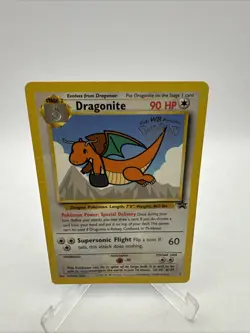 Pokemon Dragonite BLACK STAR 5 - WOTC PROMO - POKEMON THE FIRST MOVIE 1999 MP/HP - Image 1
