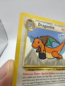 Pokemon Dragonite BLACK STAR 5 - WOTC PROMO - POKEMON THE FIRST MOVIE 1999 MP/HP - Image 2