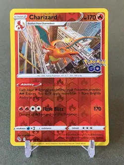 Pokemon Charizard 010/078 Pokemon Go Reverse Holo Rare NM - Image 1