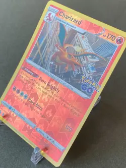 Pokemon Charizard 010/078 Pokemon Go Reverse Holo Rare NM - Image 2