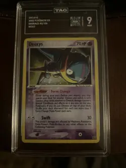 Deoxys 2005 Pokemon Ex Emerald #2/106 TAG Mint 9 POP 1 - Image 1