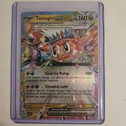 Pokemon Tatsugiri EX 142/191 Surging Sparks Double Rare - Image 1