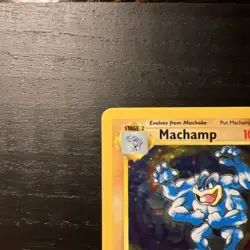 1st Edition Machamp 81/102 Holo Rare Base Set Pokemon TCG - Image 2