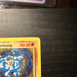 1st Edition Machamp 81/102 Holo Rare Base Set Pokemon TCG - Image 3