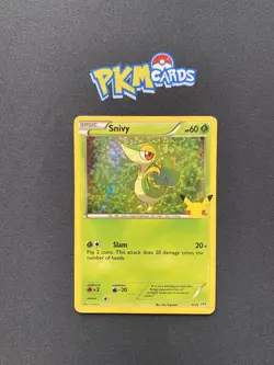 Pokemon TCG Snivy Mcdonalds Promo 2021 - 5/25 Holo MP. - Image 1