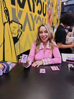 NYCC 2025 KAYOU EXCLUSIVE TARA STRONG MY LITTLE PONY SIGNED PROMO CARD NEW MINT - Image 4