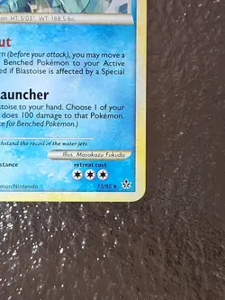 Pokemon TCG 3 Card Set Blastoise Cracked Ice Holo Bleed Wartortle Squirtle NM - Image 3