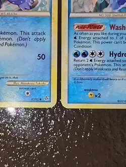 Pokemon TCG 3 Card Set Blastoise Cracked Ice Holo Bleed Wartortle Squirtle NM - Image 4