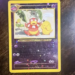 Pokemon TCG Slowking Reverse Holo Swirl Card Southern Islands 14/18 - Image 1