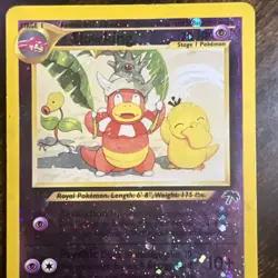 Pokemon TCG Slowking Reverse Holo Swirl Card Southern Islands 14/18 - Image 3