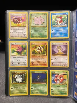 NEAR MINT - Jungle Set Complete Common and Uncommon 1999 Pokemon Cards Bundle - Image 5