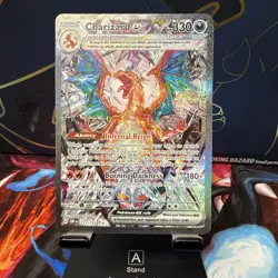 Pokemon TCG Charizard EX Sir Obsidian Flames 223/197 Full Art Secret Rare Card - Image 1