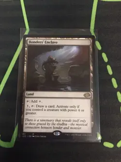 MTG Magic The Gathering Bonders’ Enclave J22 Rare Land Card Draw - Image 1