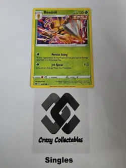 Pokemon Cards Beedrill 003/198 Reverse Holo Chilling Reign Nr Mint - Image 1