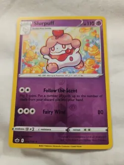 Pokemon Cards Slurpuff 068/198 Reverse Holo Chilling Reign Nr Mint Card - Image 1