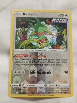 Pokemon Cards Kecleon 122/198 Reverse Holo Chilling Reign Nr Mint Card - Image 1