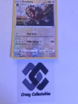 Pokemon Cards Ursaluna 124/189 Reverse Holo Astral Radiance Mint Card - Image 1