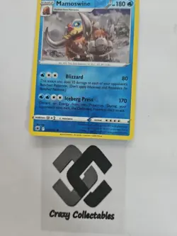 Pokemon Cards Mamoswine 033/189 Reverse Holo Astral Radiance Mint Card - Image 1