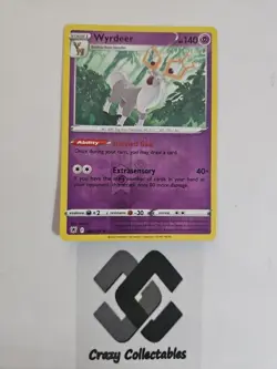 Pokemon Cards Wyrdeer 069/189 Reverse Holo Astral Radiance Mint Card - Image 1