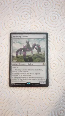 Roaming Throne the Lost Caverns of Ixalan Regular Card Near Mint - Image 1