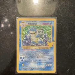 Pokemon TCG Blastoise Holo Rare Card 2/102 Celebrations 25th Anniversary Edition - Image 1