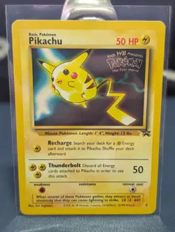 Pokemon Card Black Star Promo - 1999 Pikachu Movie Promo 4 - Image 1