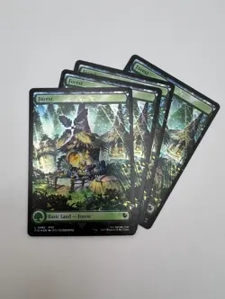 4x Forest (Chocobo Track Foil) Commander: Final Fantasy Foil - Image 1