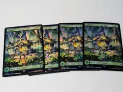 4x Forest Land (Chocobo Track Foil) - FINAL FANTASY Magic MTG - Image 1