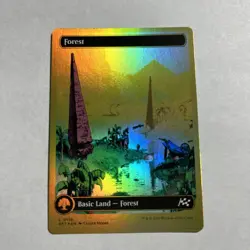Magic the Gathering Forest (0516) (First-Place Foil) Aetherdrift - Image 1