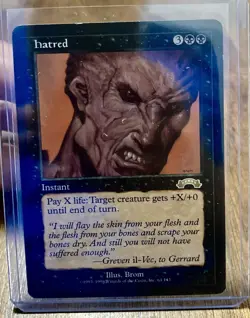 RARE Magic: The Gathering MTG - Hatred - Exodos - Instant #64 - Image 1