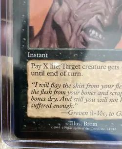 RARE Magic: The Gathering MTG - Hatred - Exodos - Instant #64 - Image 5