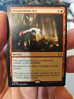MTG - Edge of Eternities - Blasphemous Act - NM - NF - Image 1