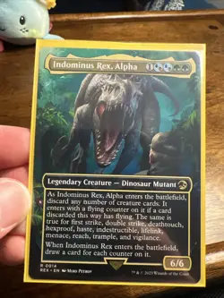 MTG Indominus Rex, Alpha (14/48) Jurassic World Collection LP - Image 1