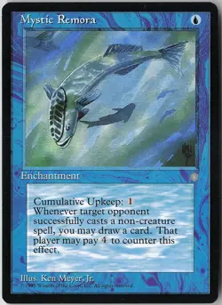 Mystic Remora 87 Common Ice Age LP MTG - Image 1