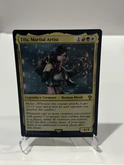 MTG Tifa, Martial Artist [FINAL FANTASY Commander] Foil Near Mint Magic - Image 1