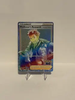 Pokemon TCG: Pokemon GO Professor's Research 084/078 Rainbow Rare Full Art - Image 1