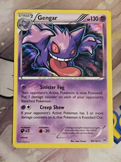 Gengar 60/162 Breakthrough Reverse Holo Pokemon TCG VLP - Image 1