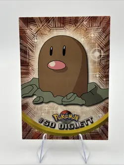 1999 TOPPS POKEMON TV 50 DIGLETT - Image 1