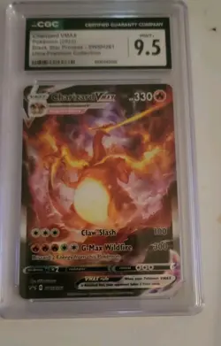 2x 2022 Pokemon Charizard VMax CGC 9.5 Gem Mint SWSH261 Ultra PremiumCollection - Image 1