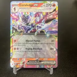 Pokemon TCG Surging Sparks Ceruledge EX 036/191 Holo Double Rare NM - Image 1