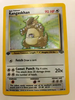 Pokemon TCG 1999 Jungle Kangaskhan Holo 1st Edition 5/64 - Image 1