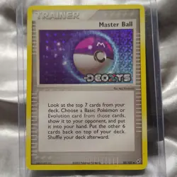 Master Ball 99/113 Stamped Reverse Holo EX Delta Species 2005 Pokemon TCG - Image 2