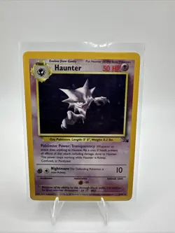 Pokemon TCG Haunter Fossil 6/62 Holo Unlimited Holo Rare - Image 1
