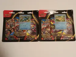 Pokemon TCG Mega Evolution (2) 3-Pack Blister Psyduck and Golduck New / Sealed - Image 1