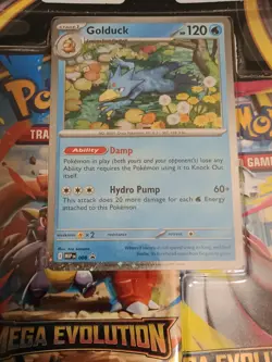 Pokemon TCG Mega Evolution (2) 3-Pack Blister Psyduck and Golduck New / Sealed - Image 5