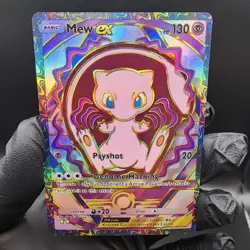 Pokemon Mew Pocket TCG Custom Made Fan Art Holo With Texture - Image 1