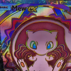 Pokemon Mew Pocket TCG Custom Made Fan Art Holo With Texture - Image 2