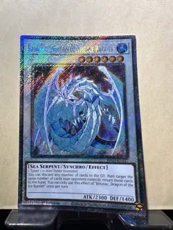 Yu-Gi-Oh! Brionac, Dragon Of The Ice Barrier RA03-EN227 Platinum Secret Rare - Image 1