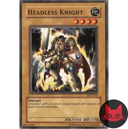 Yugioh Headless Knight LON-054 Common NM - Image 1
